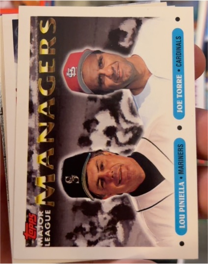 1993 Topps #512 Lou Piniella / Joe Torre — front