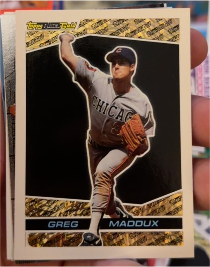 1993 Topps Black Gold #12 Greg Maddux — front