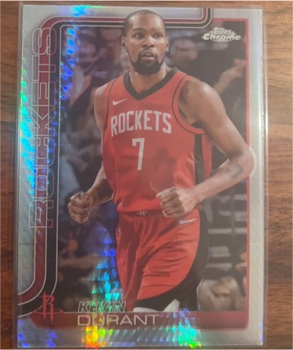 2023 Topps Chrome #7 Kevin Durant — front