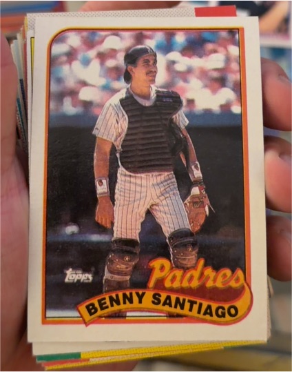 1989 Topps #256 Benito Santiago — front