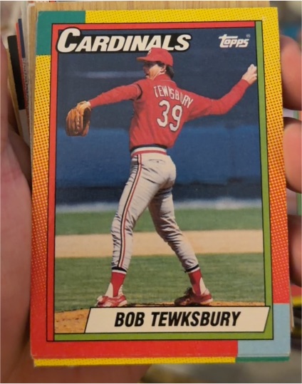 1990 Topps Traded #122T Bob Tewksbury — front