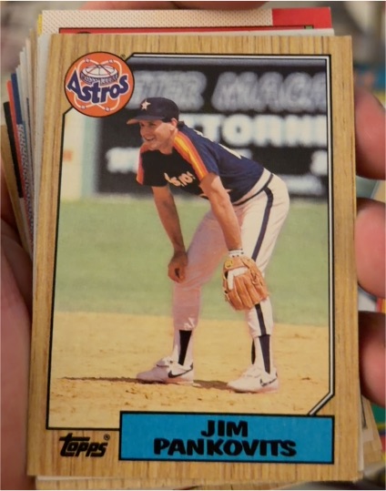 1987 Topps #249 Jim Pankovits — front