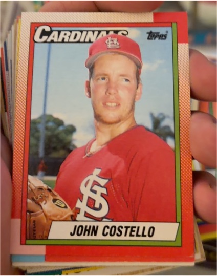 1990 Topps #36 John Costello — front