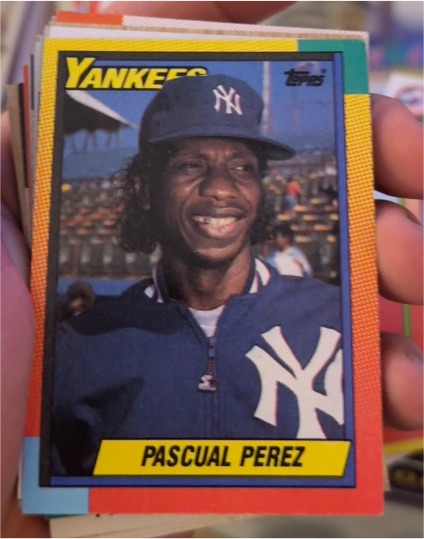 1990 Topps Traded #91T Pascual Perez — front