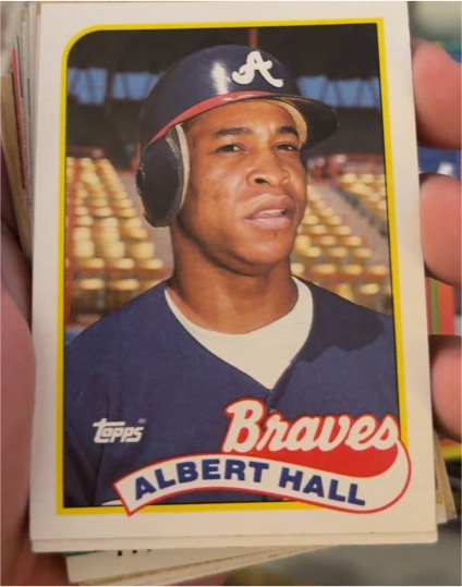 1989 Topps #433 Albert Hall — front