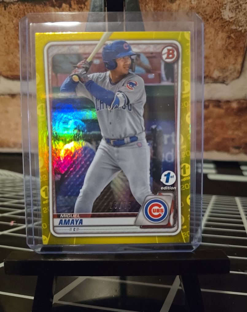 2020 Bowman 1st Edition #BFE-136 Miguel Amaya — front