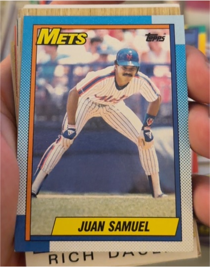 1990 Topps #683 Juan Samuel — front
