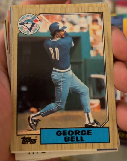 1987 Topps #681 George Bell — front