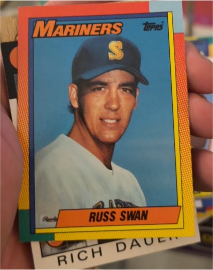 1990 Topps Traded #121T Russ Swan — front