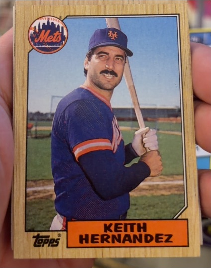 1987 Topps #350 Keith Hernandez — front