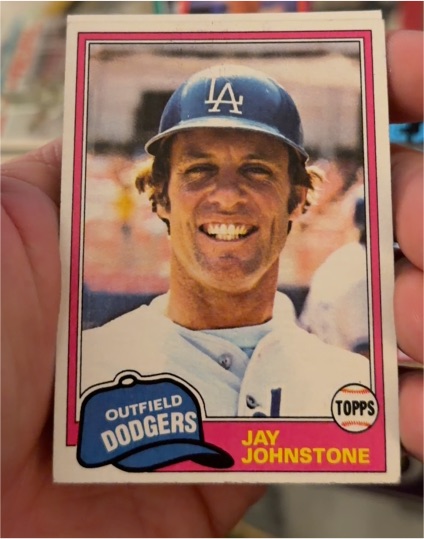 1981 Topps #372 Jay Johnstone — front