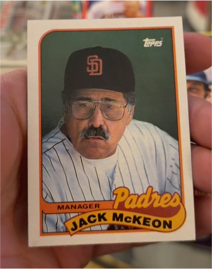 1989 Topps #624 Jack McKeon — front