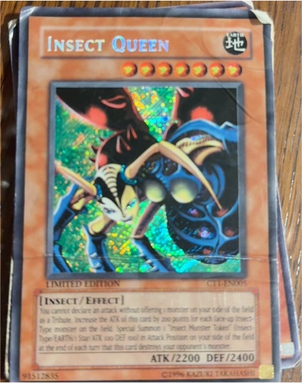 2004 Yu-Gi-Oh! #CT1-EN005 Insect Queen — front