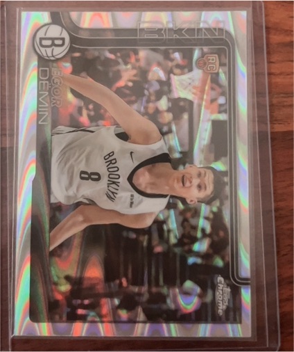 2025-26 Topps Chrome #258 Egor Demin — front