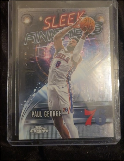 2025 Topps Chrome #SF-16 Paul George — front