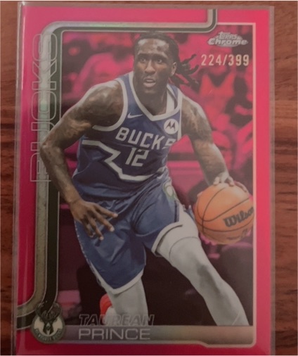2025-26 Topps Chrome #224 Taurean Prince — front
