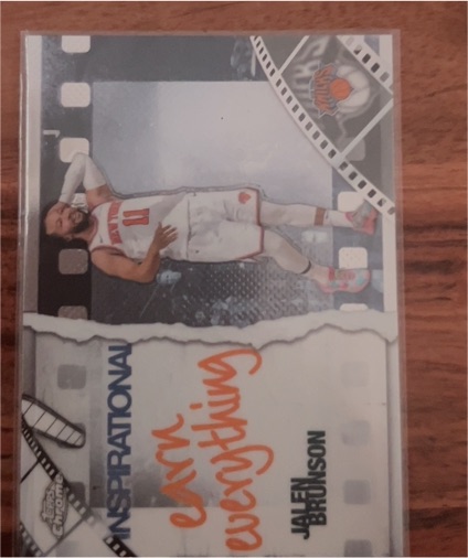 2025-26 Topps Chrome Inspirational #IP-12 Jalen Brunson — front