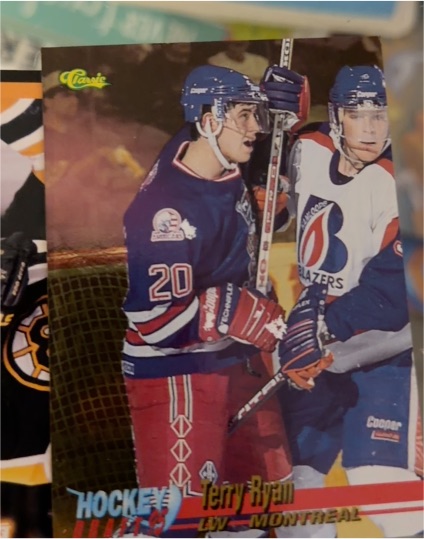 1990 Classic Hockey #114 Terry Ryan — front