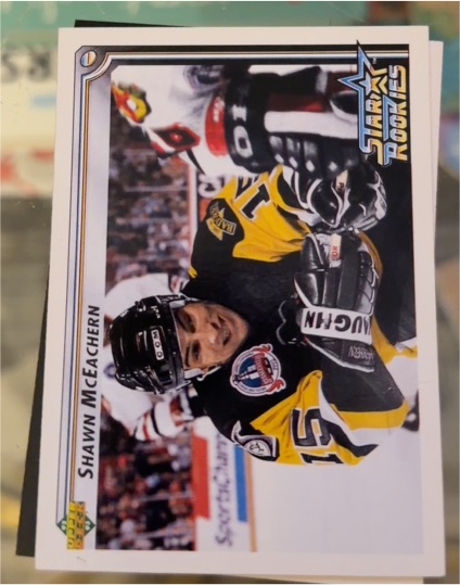 1992-93 Upper Deck #412 Shawn McEachern — front