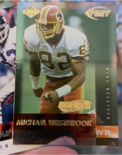 1999 Collector's Edge Fury Gold Ingot #145 Michael Westbrook — front
