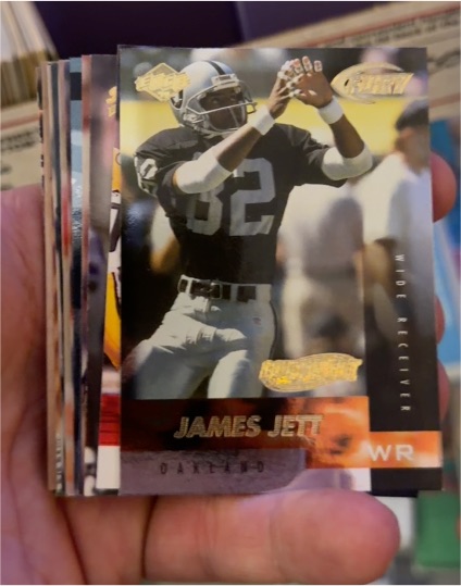 1999 Collector's Edge Fury #71 James Jett Gold Ingot — front
