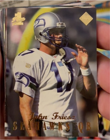 1998 Collector's Edge 1st Place #17 John Friesz — front