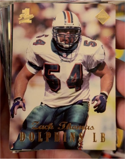 1998 Collector's Edge First Place #215 Zach Thomas — front