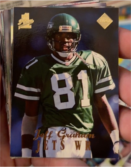1998 Collector's Edge 1st Place Jeff Graham Jets WR — front