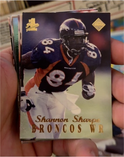 1998 Collector's Edge 1st Place #187 Shannon Sharpe — front