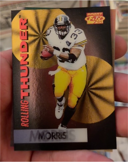 1995 Pinnacle Sport Flix #10 Bam Morris — front