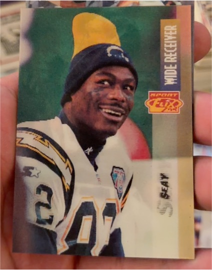 1995 Pinnacle Sportflix #47 Mark Seay — front