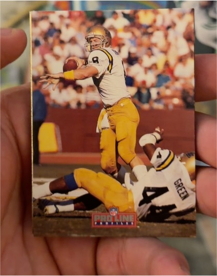 1992 Pro Line Profiles #183 Troy Aikman Dallas Cowboys — front