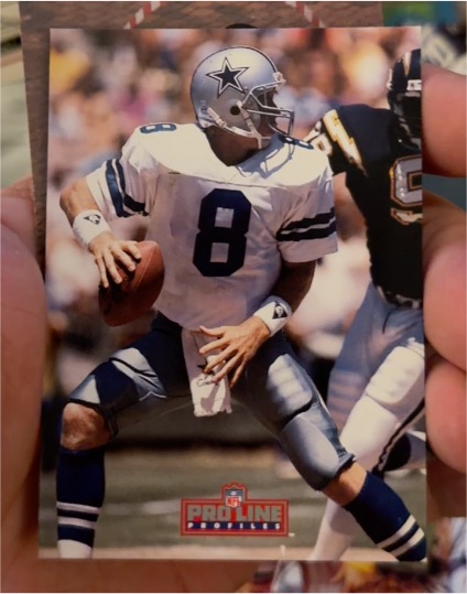 1992 Pro Line Profiles #184 Troy Aikman — front