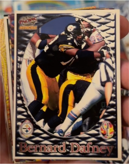 1997 Pacific Invincible #36 Bernard Dafney — front
