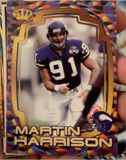 1997 Pacific Dynagon Prism #91 Martin Harrison — front