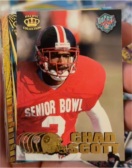 1997 Pacific Crown Collection #443 Chad Scott — front