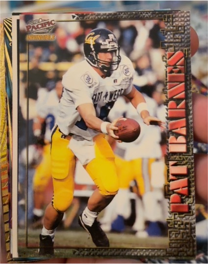 1997 Pacific Invincible #18 Pat Barnes — front