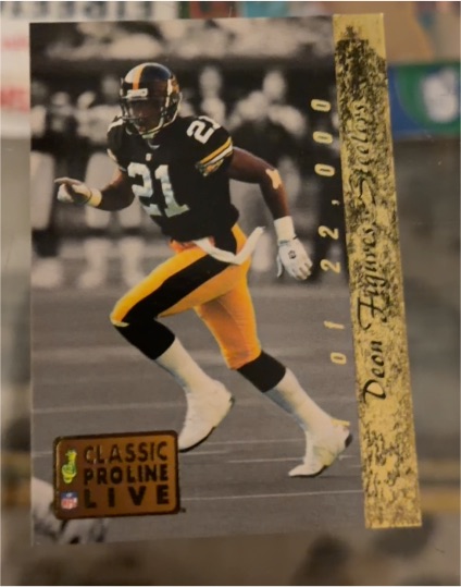 1993 Classic Pro Line Live #1 Deon Sanders — front