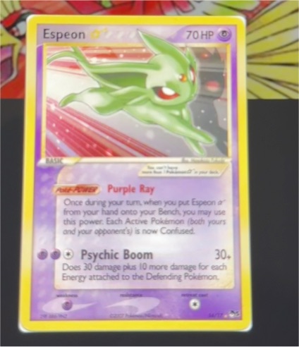 2007 Pokémon #64 Espeon — front
