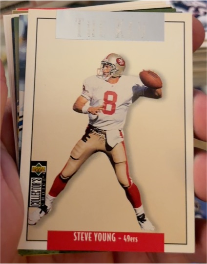1995 Upper Deck Collector's Choice Update #U65 Steve Young — front