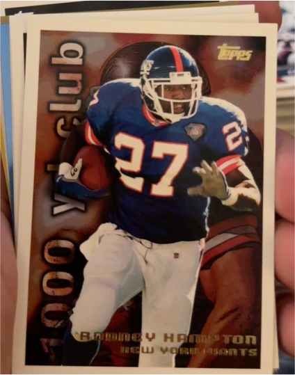 1995 Topps #24 Rodney Hampton — front