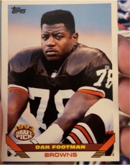1993 Topps #449 Dan Footman — front