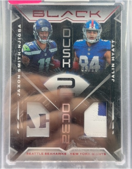 2023 Panini Black Dusk 2 Dawn #D2D-1 Jaxon Smith-Njigba / Jalin Hyatt — front