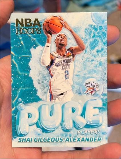 2024-25 Panini NBA Hoops #6 Shai Gilgeous-Alexander Pure Players — front