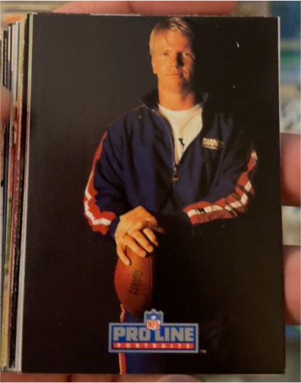1991 Pro Line Portraits #227 Phil Simms New York Giants — front
