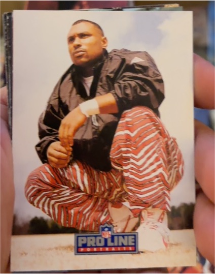 1991 Pro Line Portraits #255 Steve Broussard — front