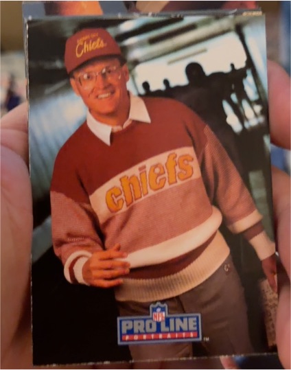 1991 Pro Line Portraits #181 Marty Schottenheimer Kansas City Chiefs — front