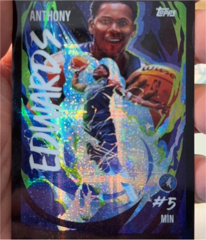 2025-26 Topps Chrome Ultra Violet All-Stars #UVAS-5 Anthony Edwards — front