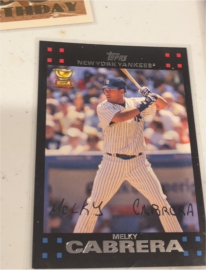 2007 Topps #421 Melky Cabrera — front
