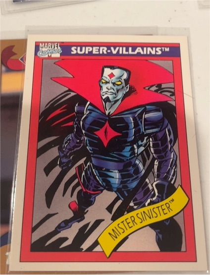 1990 Impel Marvel Universe #65 Mister Sinister — front